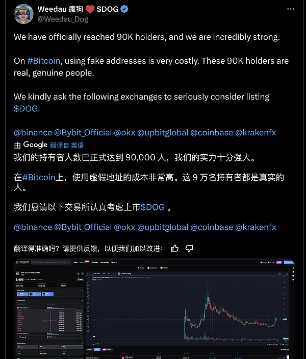 BTC生态项目进展(9-29)：Xverse和OrdzWorld联合出品$DOG持有者地址突破9万